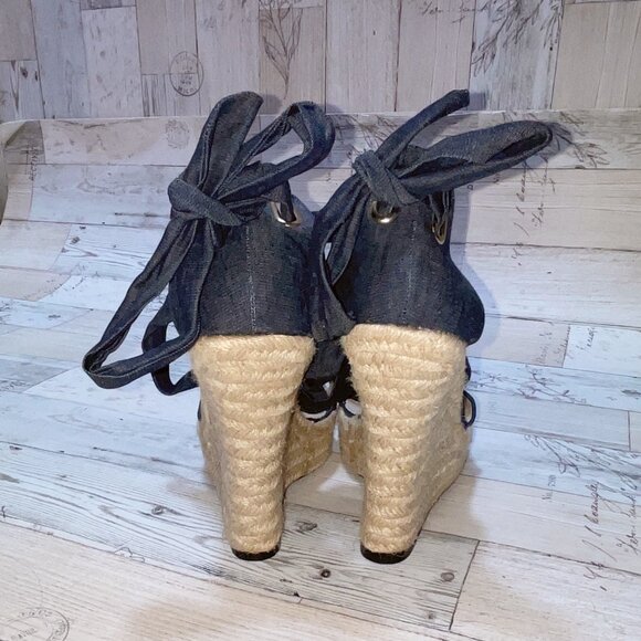 Guilty Soles Blue Denim Espadrilles - Picture 3 of 4